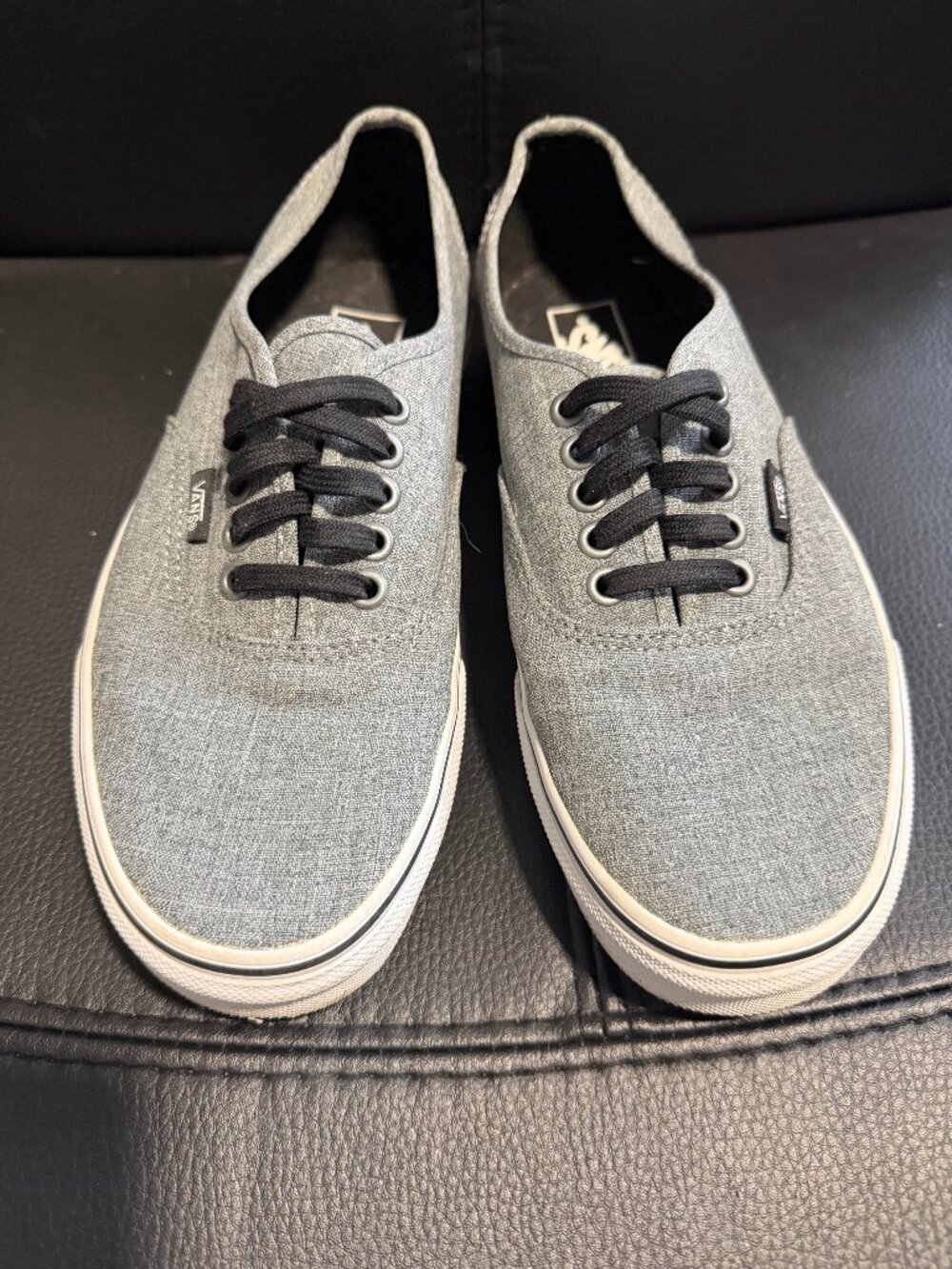 Vans Grey Authentic Shoes sz 7/8.5